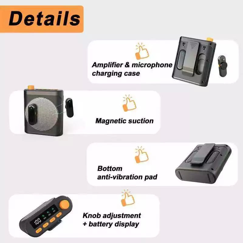 Magnetic Wireless Lapel